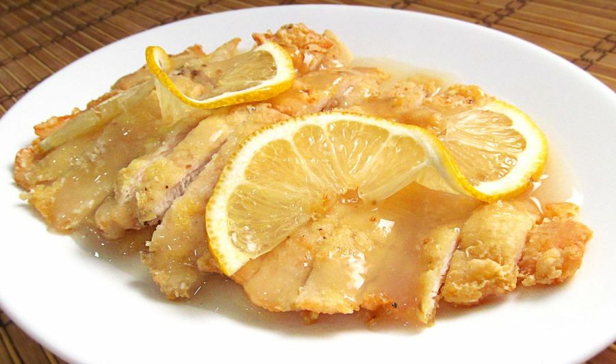 Pollo al limón receta rápida y fácil.