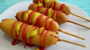 salchicha banderillas
